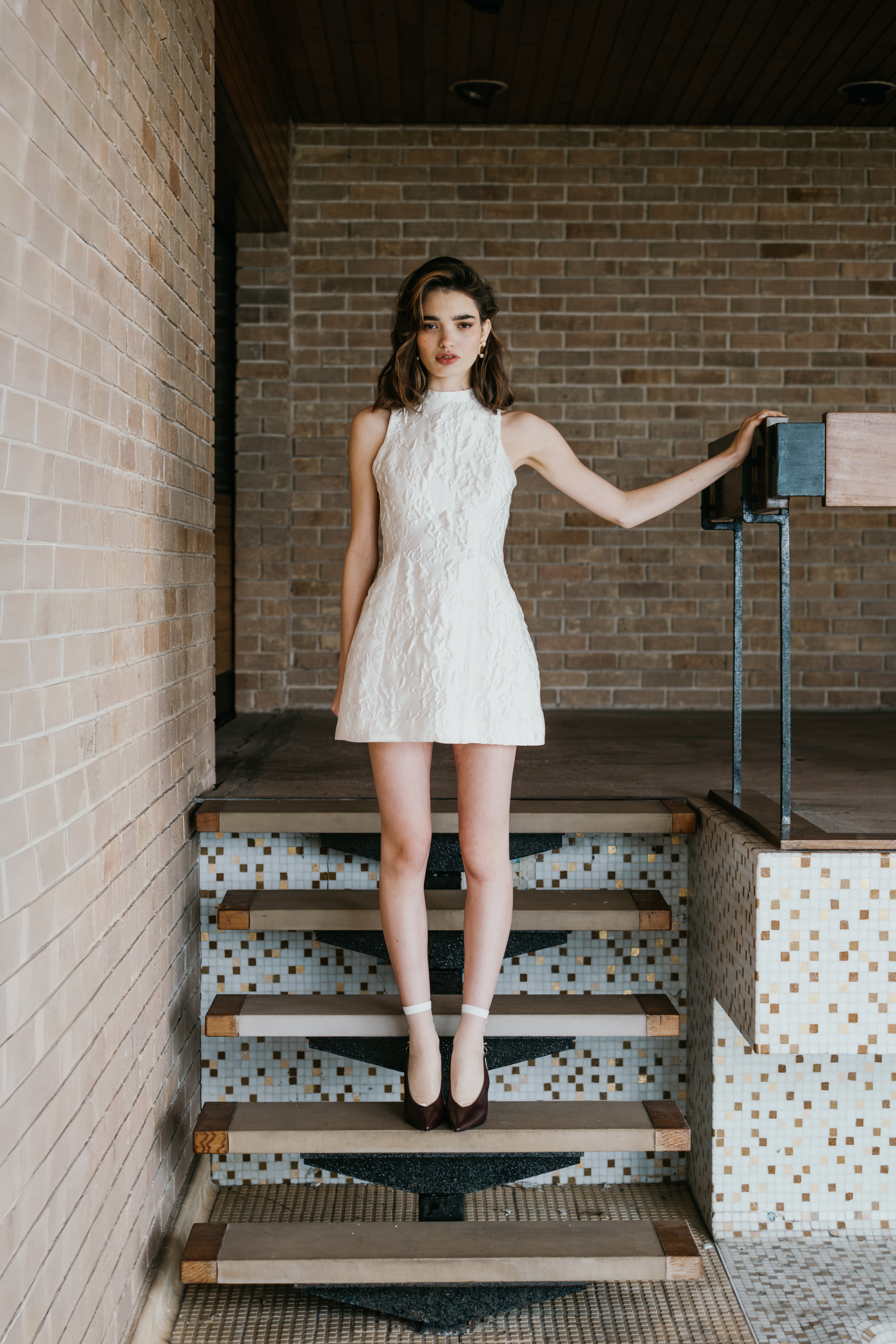 Unbridled minikjole kort kjole unik brudekjole hos Maison Lou bridal atelier I Køge, sjælland, danmarks bedste brudekjolebutik. 